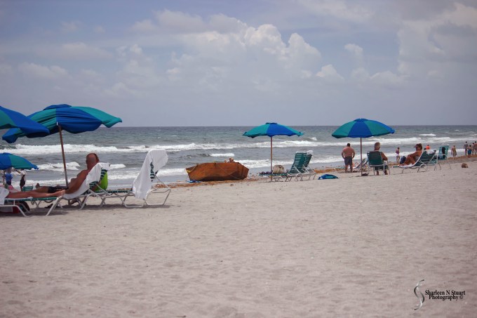 Situated amongst the beautiful bodies enjoying the sunshine, is this rusted out pieced together boat called the Americano 2015.  This was the boat that 9 people used to leave Cuba with the purpose of reaching US soil and a potential of a new life.