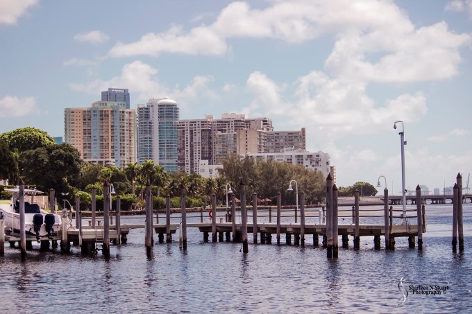 From the front of the house your view looks over the Bay of Biscayne towards Miami.