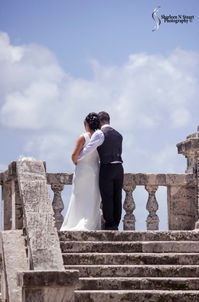I walked back to take a photograph of something and came across this couple having their wedding photos taken.