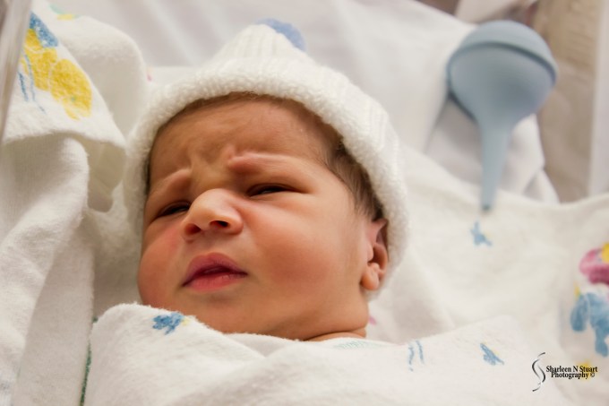 Noah at just 21 hours old