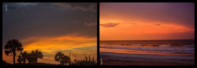 The actual sunset that we were watching