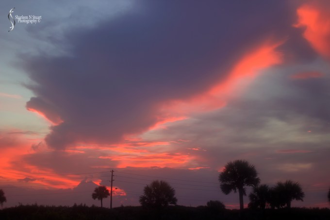 Sunset at Flagler beach.