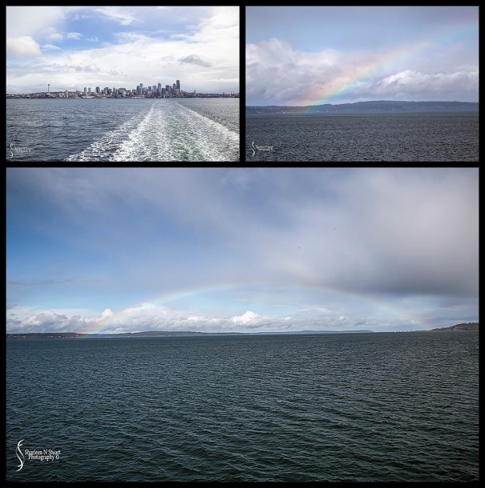 Seattle City Skyline from the ferry
