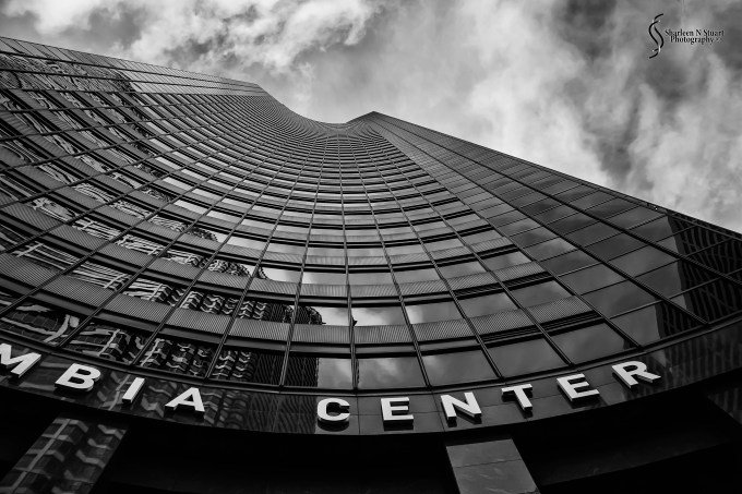 The Coloumbia Towers which goes up 72 stories.