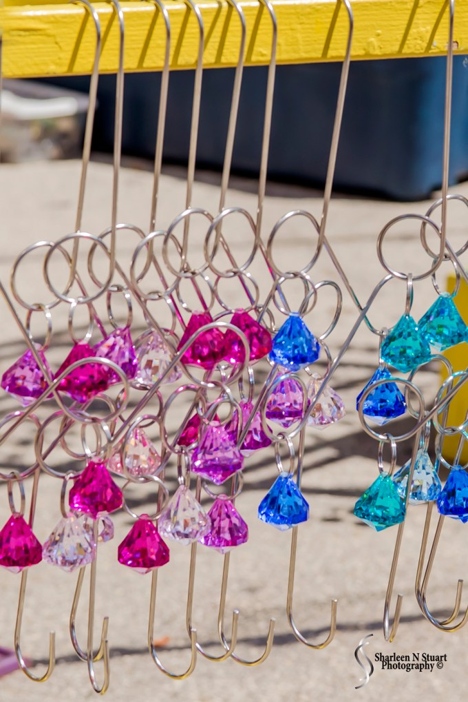 Hanging basket bling.