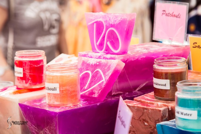 Cities in Color: Pink: I love soaps, in particular almond soap, and when I stopped by this pink soap really stood out.