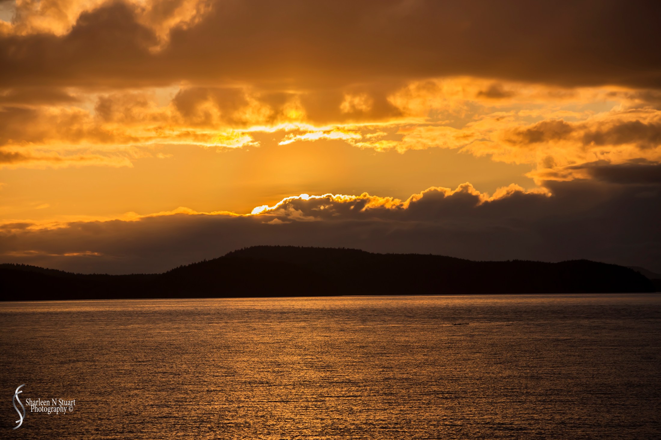 Sunset in the Orca Islands