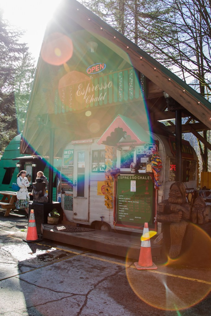 We stopped at this tiny little side of the road coffee spot. So very quaint and unusual.