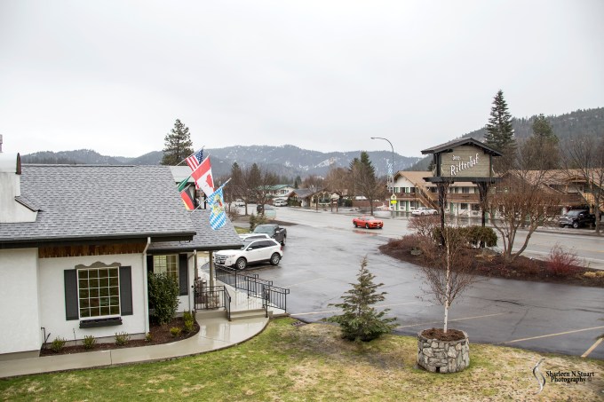 The view from our hotel room